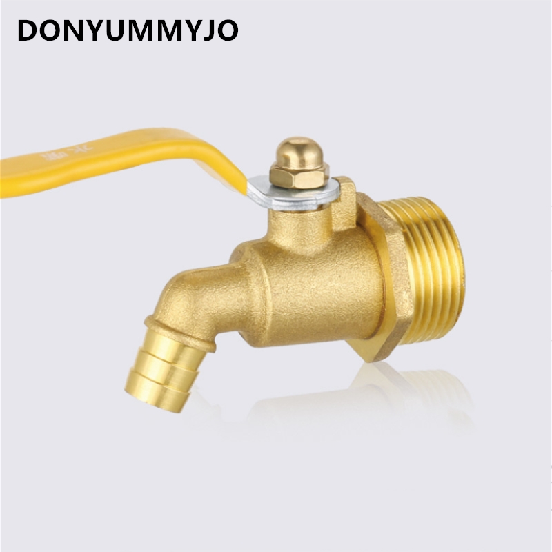 Messing Water Nozzle Draad DN15/DN20 Dubbele Warm en Koud Water Snel water Bibcocks Kraan Accessoires