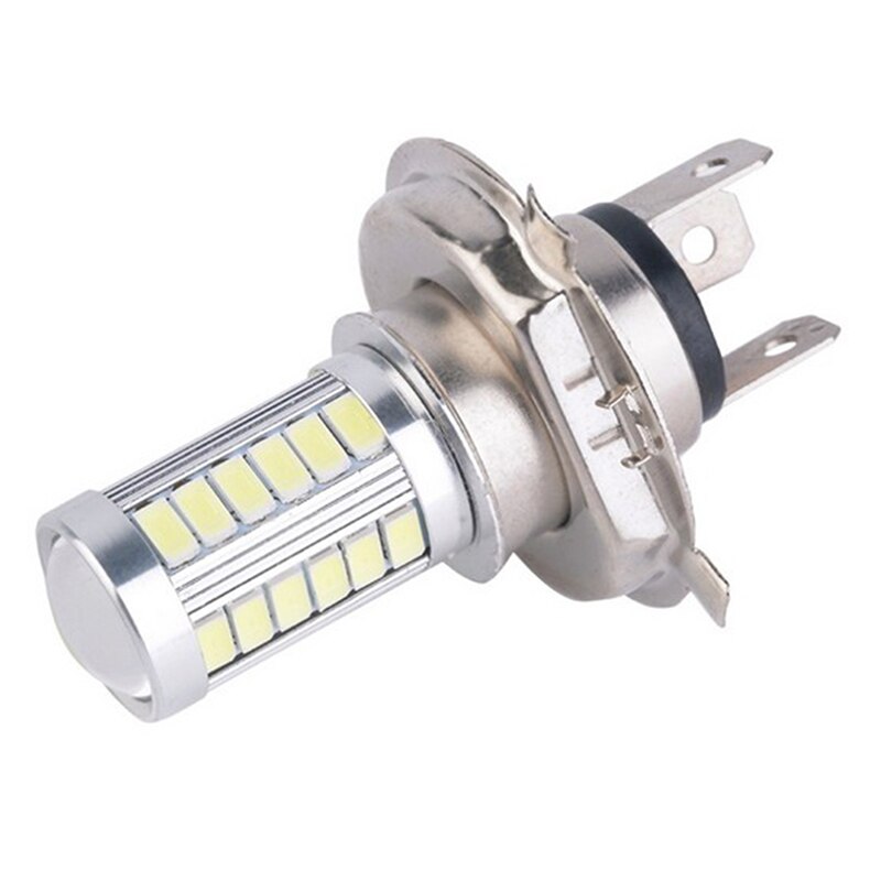 H4 33SMD Led Motorfiets Koplampen 800LM 6500K Led Motor Dagrijverlichting Autolichten