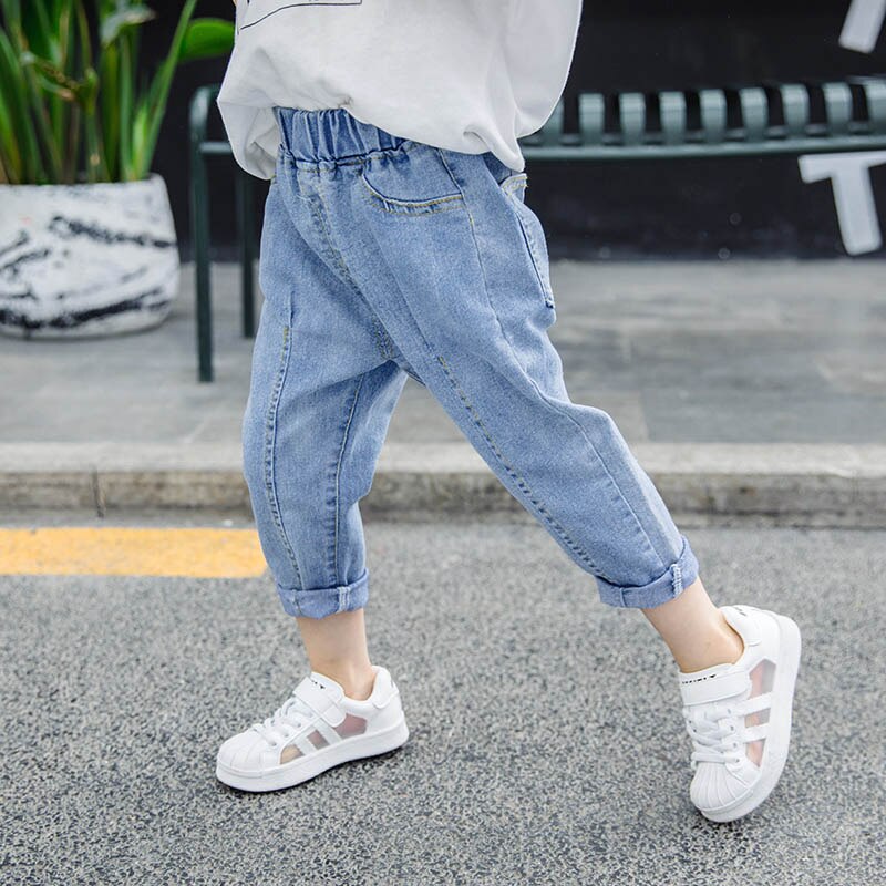 Jeans per bambini tinta unita Jeans per bambina primavera autunno Jeans ragazze stile Casual vestiti per bambina: 12m