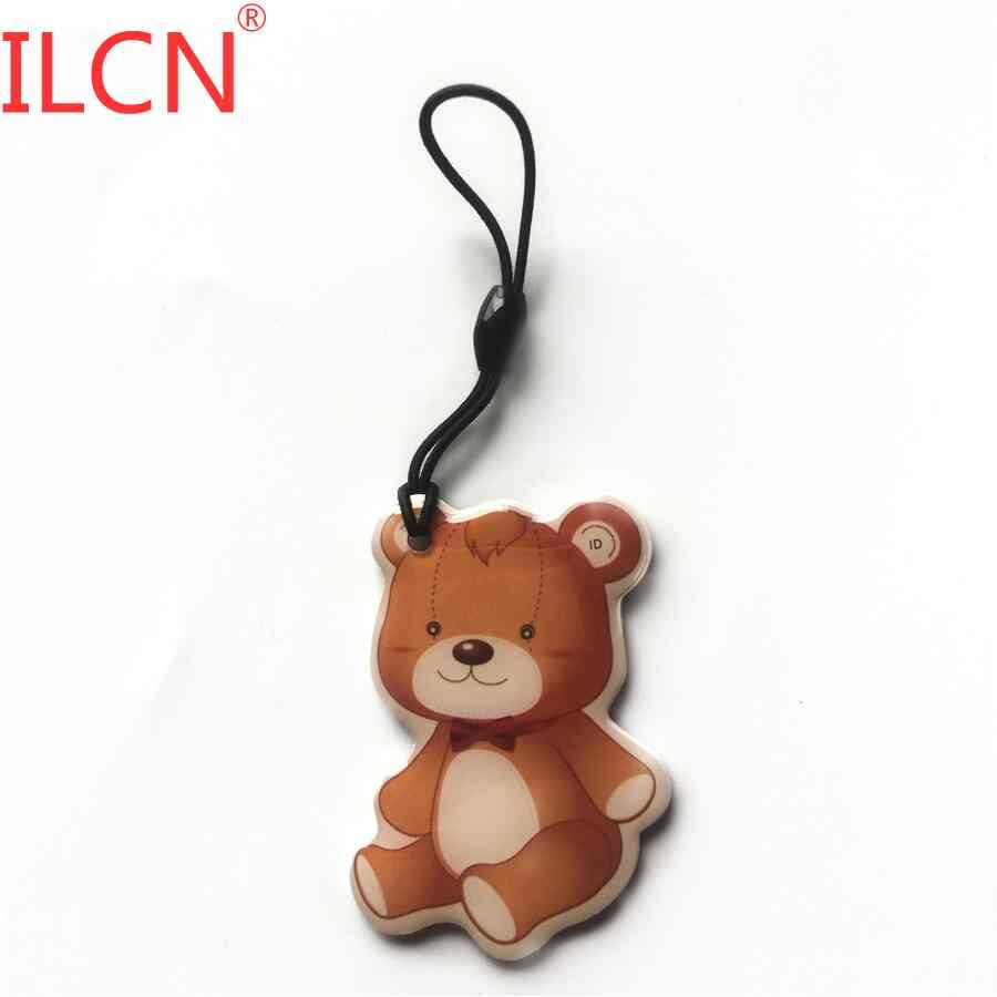 125Khz ID Blank Card Copy Clone Rewritable Access Control Card Waterproof Keychain RFID Proximity EM4305 T5577 Keyfob 1pcs: 1pcs Random Color