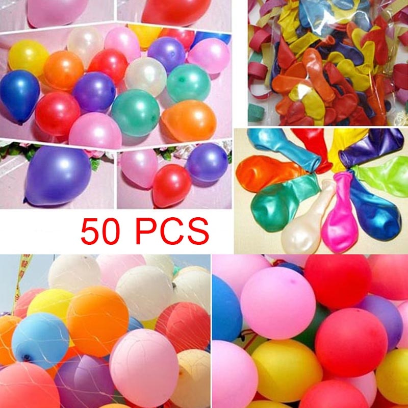 50x Latex Wedding Party Ballonnen Verjaardag Latex Pearl Ballonnen Decoratie