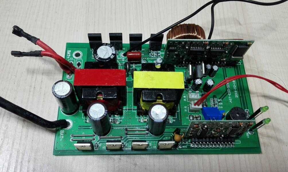 Placa de Circuito inversor de onda sinusoidal pura, 500W, 12v a 220v, 500W, placa Convertidora de DC-AC