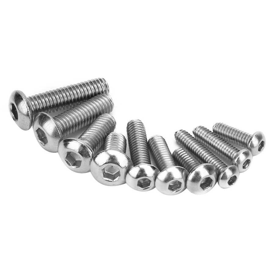240pcs M2 M2 5 M3 Stainless Steel 304 Pan Hex Socket Screw Set