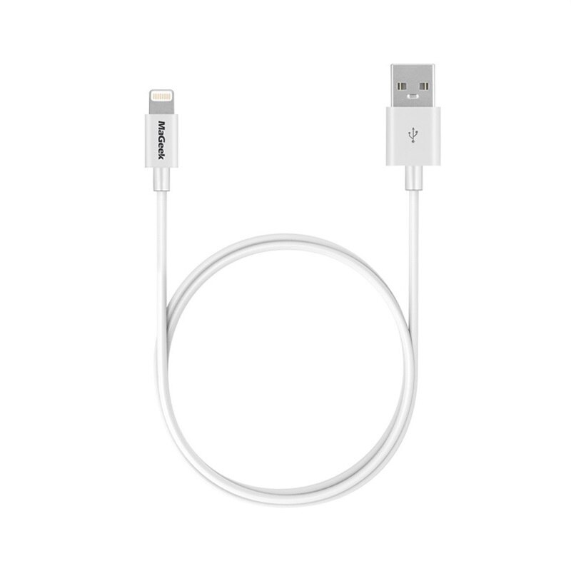 MaGeek 1m 1,8 m 3m Handy Kabel MFi Zertifiziert Blitz zu USB Kabel für iPhone Xs Max X 8 7 6 5 iPad Air iOS 12 11: WHITE / 300cm Retail Package