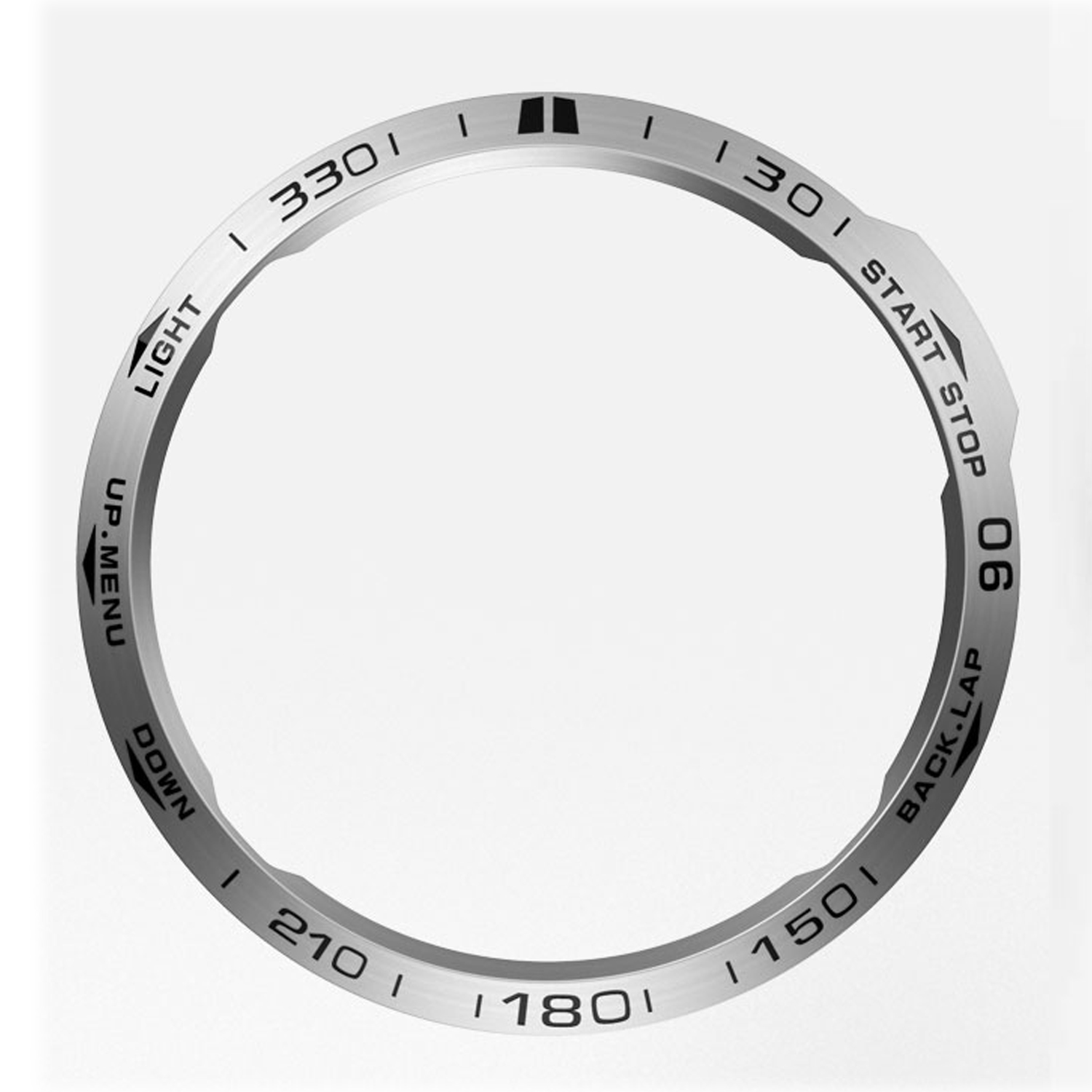 Escala de esfera de anillo de bisel para Garmin Fenix Epix Gen 2 5 5XPlus 7 7XPro 6 6XPro 47/51mm anillo de bisel protección de marco de acero inoxidable: XXXXXL / Black Yellow