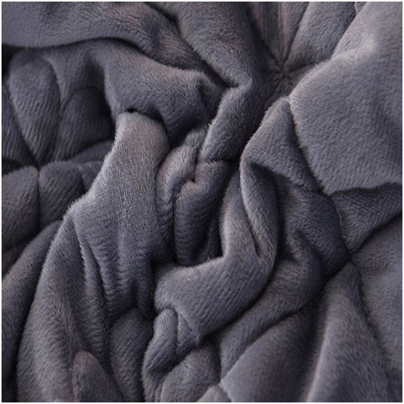 245X270Cm Crystal Fluwelen Dikker Sprei Hoeslaken Warm Bed Cover Sprei King Queen Size Beddengoed Geen Kussensloop