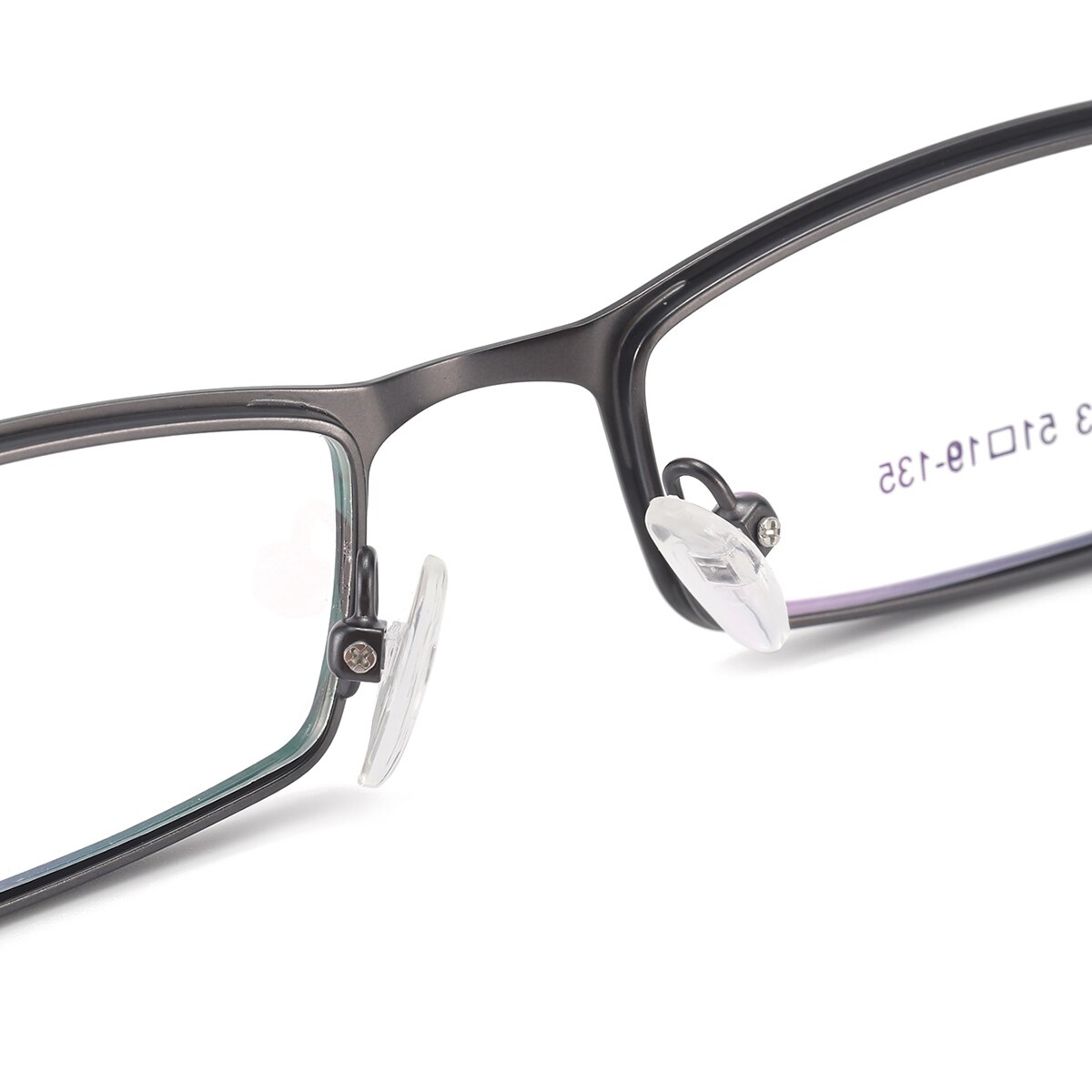 Metal Full Rim Small Rectangular Spectacles Men Super Light Flexible Eyeglasses Frames For Prescription Lenses Myopia Reading