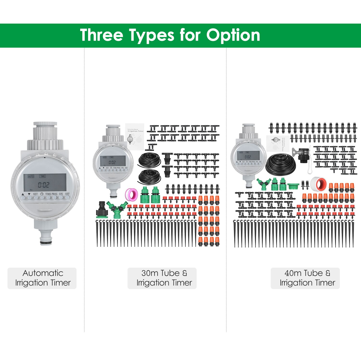 Zonne-energie Water Irrigatie Timer Elektronische Programmeerbare Automatisch Sproeisysteem Controller Slang Kraan Timer