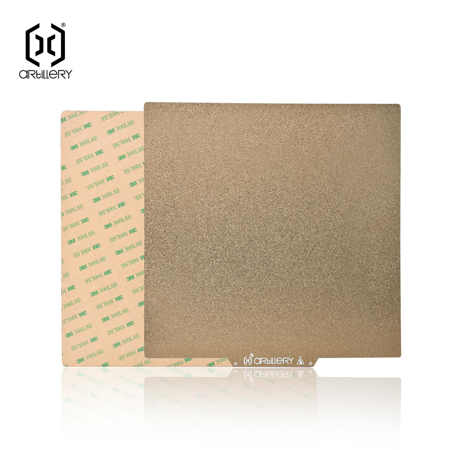 Artillery – pièces d&#39;imprimante 3d PEI, feuille d&#39;acier pour Sidewinder SW-X1 angGenius X2 et Genius Pro base lit thermique