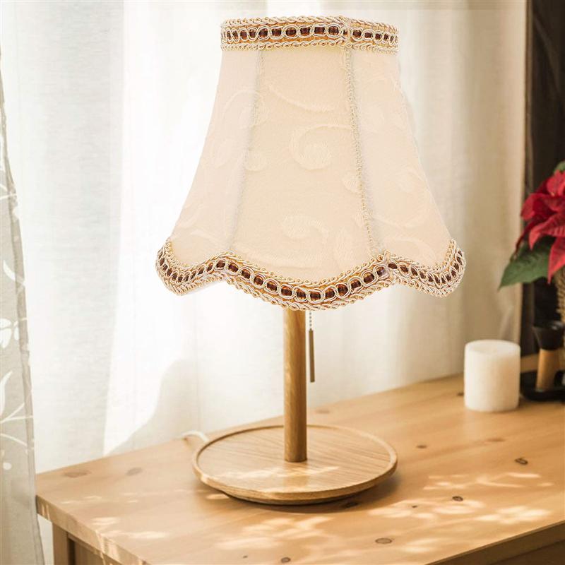 1Pc Retro Doek Lamp Fittings Cover Doek Lampenkap Vloerlamp Accessoire Stof Lampenkap Hanglamp