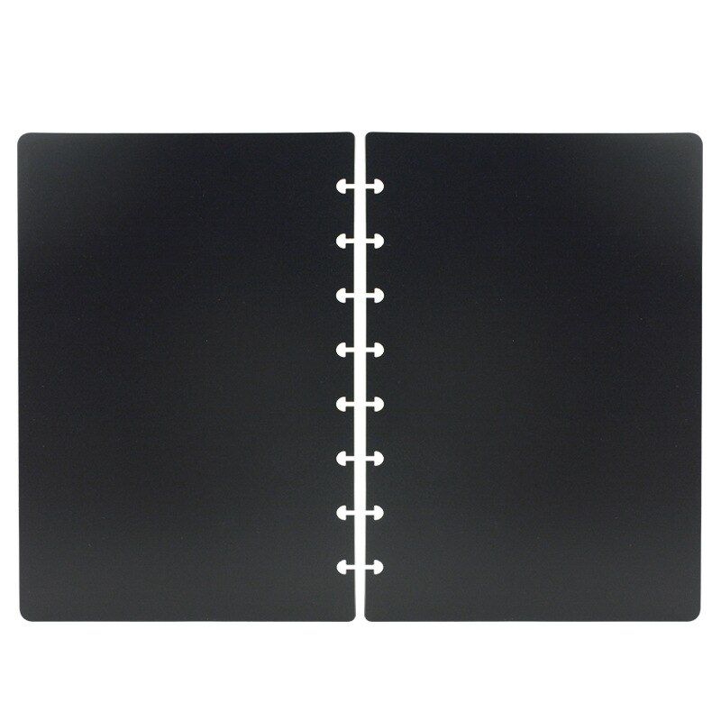 2 Sheet Binder Cover Multiple Size PP Notebook Shell Binder Binding Cover Mushroom Hole DIY Notebook Index Separator Pages Cover