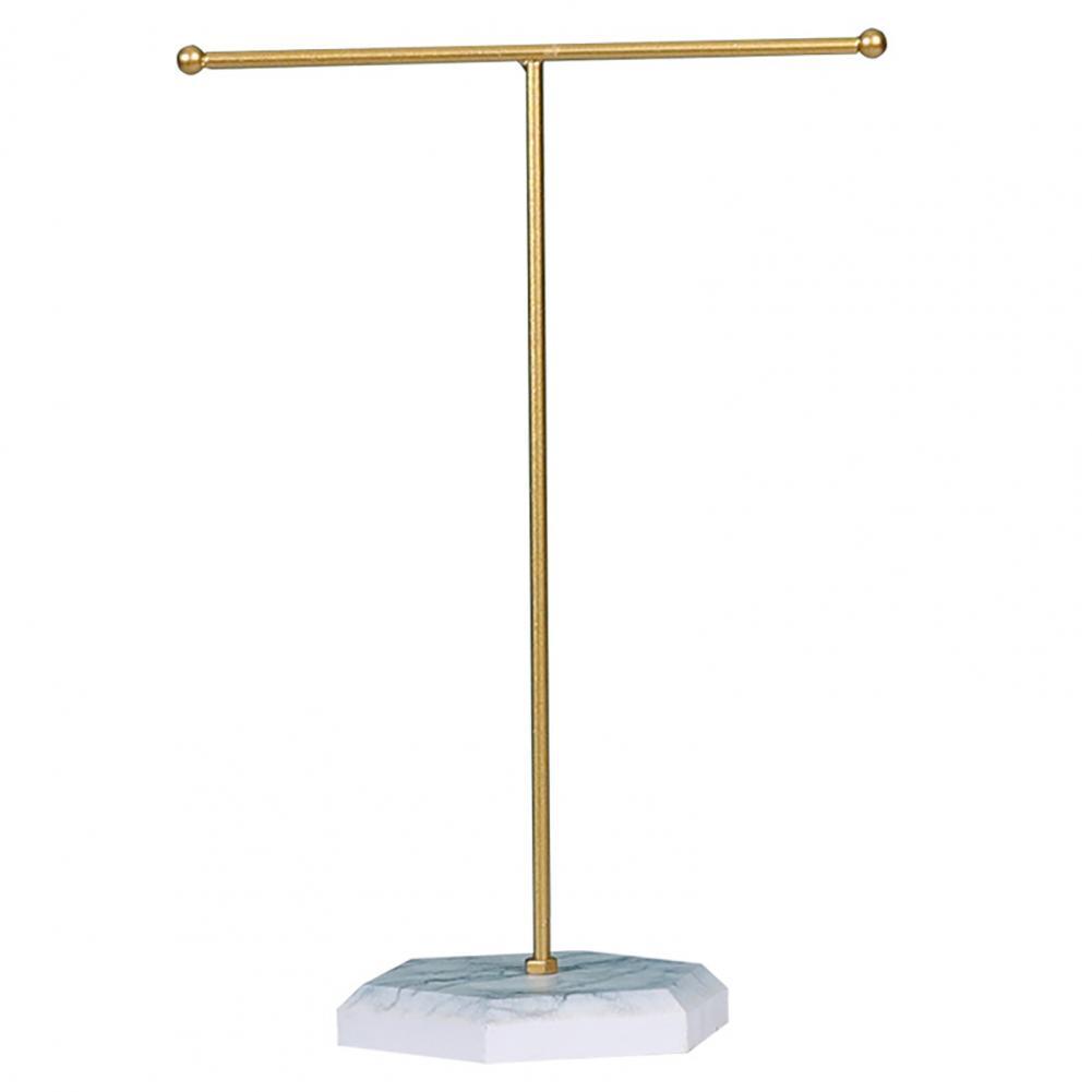 IJzeren sieradenhouder Europese stijl grote capaciteit decoratieve ketting oorbel opbergplank voor: WHITE