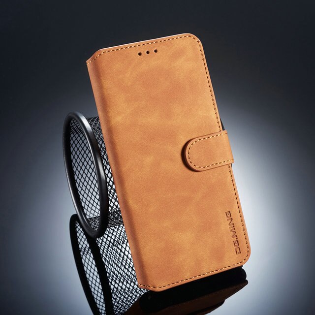 Retro Leather Wallet for Huawei Nova 5T Nova T5 5 T 5i Pro 5Z Case Luxury Flip Card Slot Funda Huawei Nova 5T Case Nova5T Coque: For Nova 5i Pro / Brown