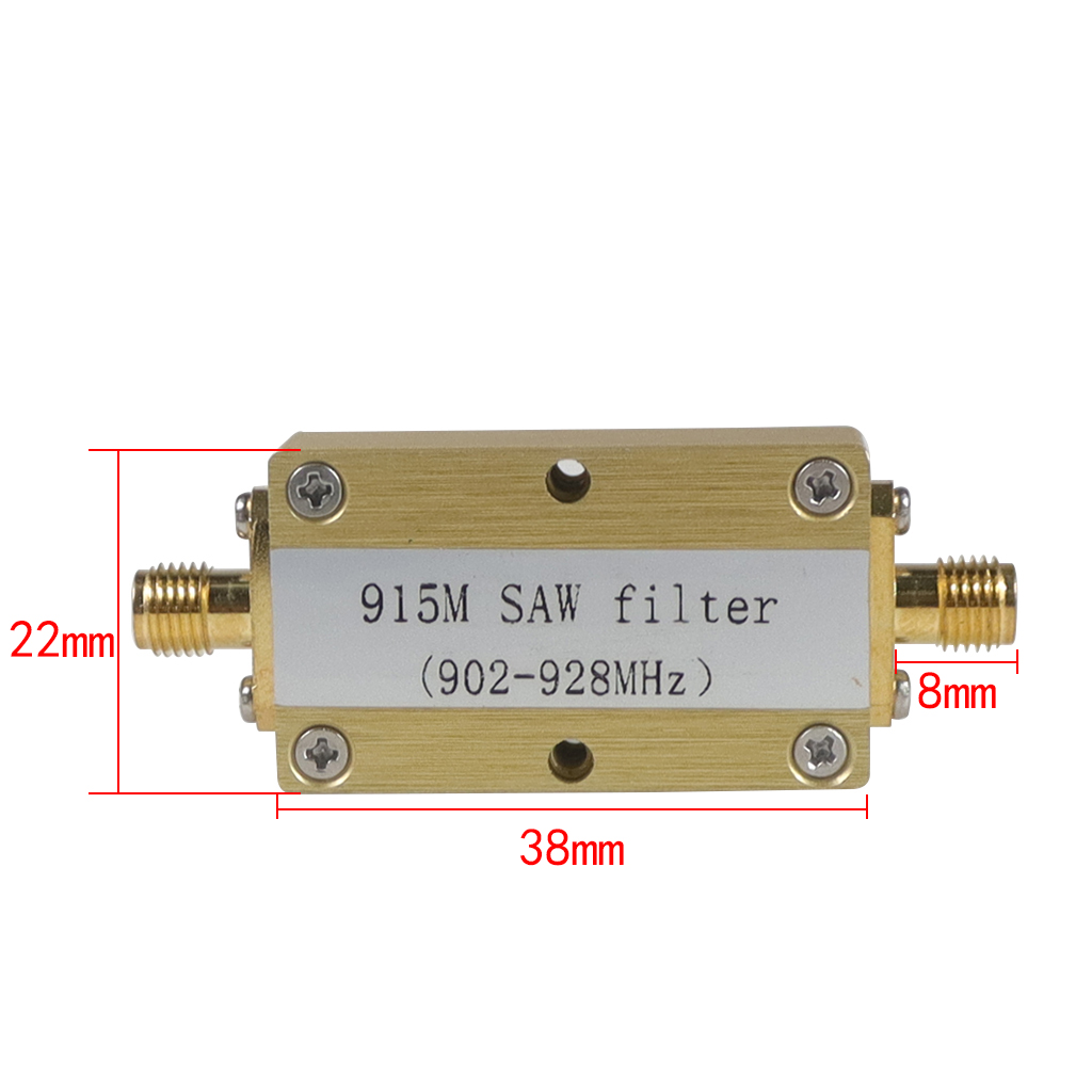 Filtre de scie passe-bande 868MHz /915MHz pour télécommande pour amplificateur Radio IoT RFID Mudule pour filtre minier à hélium