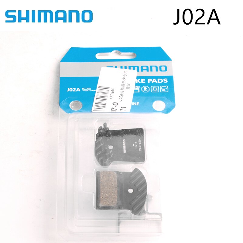 Shimano  j04c j02a g02a køleribber metalbremseklodser kompatible med bremse  m9000/m9020/m987/m985/m8000/m785/m7000/m675/m6000: J02a