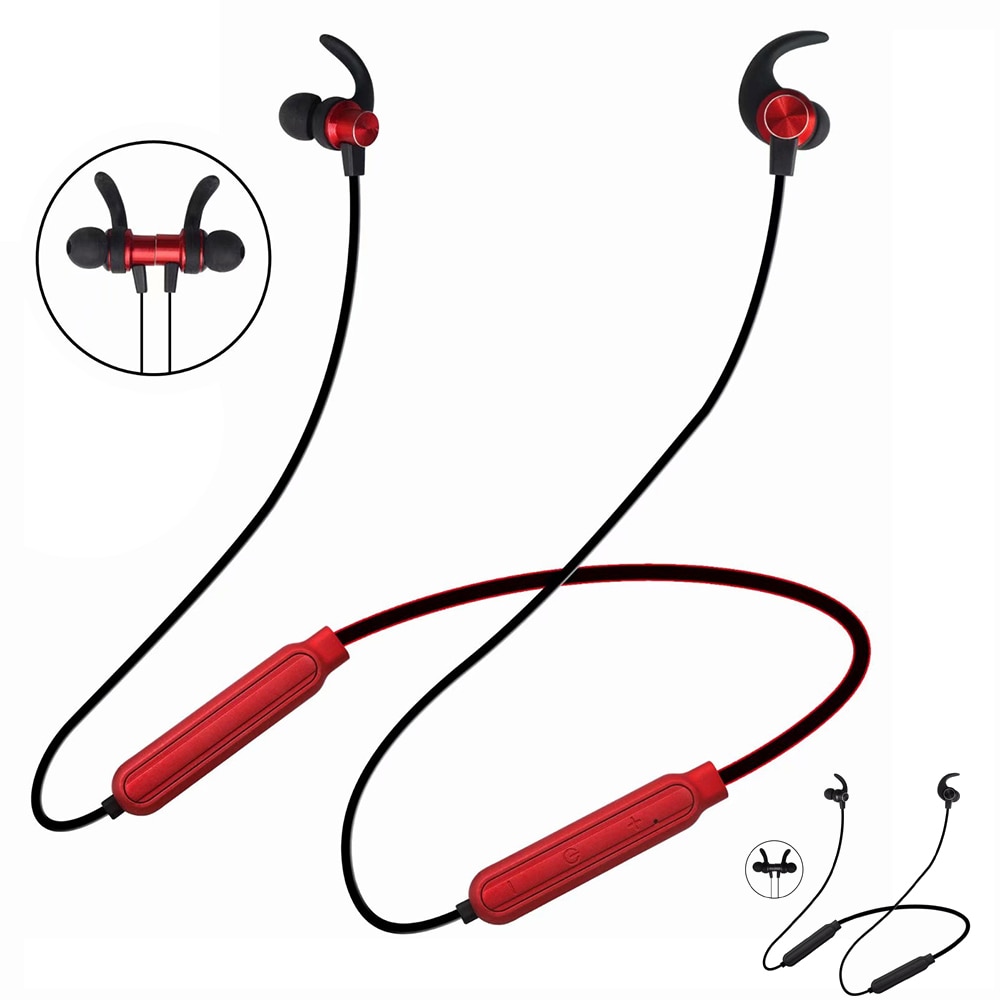 PunnkFunnk Bluetooth ecouteurs sans fil cou casque Bluetooth 5.0 magnétique basse stéréo casques auriculares fone de ouvido
