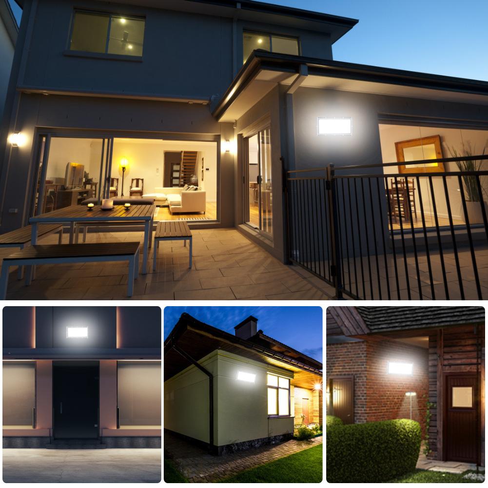 1 pakke 12v 50w led projektører led projektører  ip66 vandtætte 5000lm udendørs super lyse sikkerhedslys til udendørs