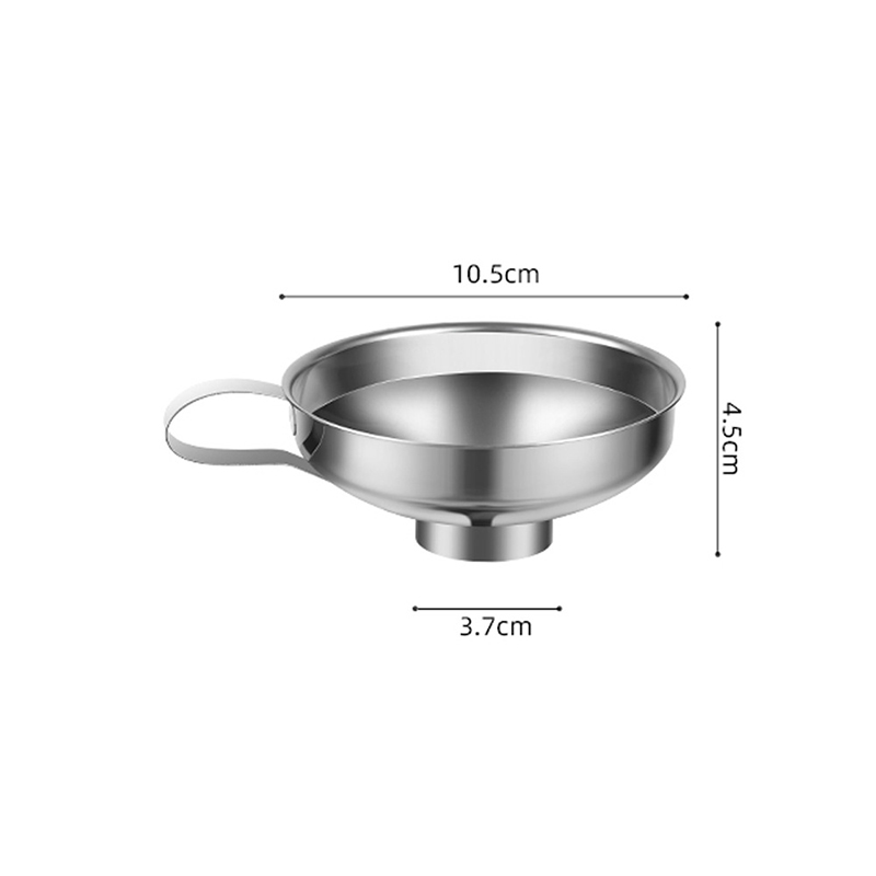 Altamente Popular, embudo para conservas de boca ancha de acero inoxidable de 2 tamaños, aderezo para ensaladas, embudo líquido, filtro de tolva, herramientas de cocina, Gadgets: Azul cielo