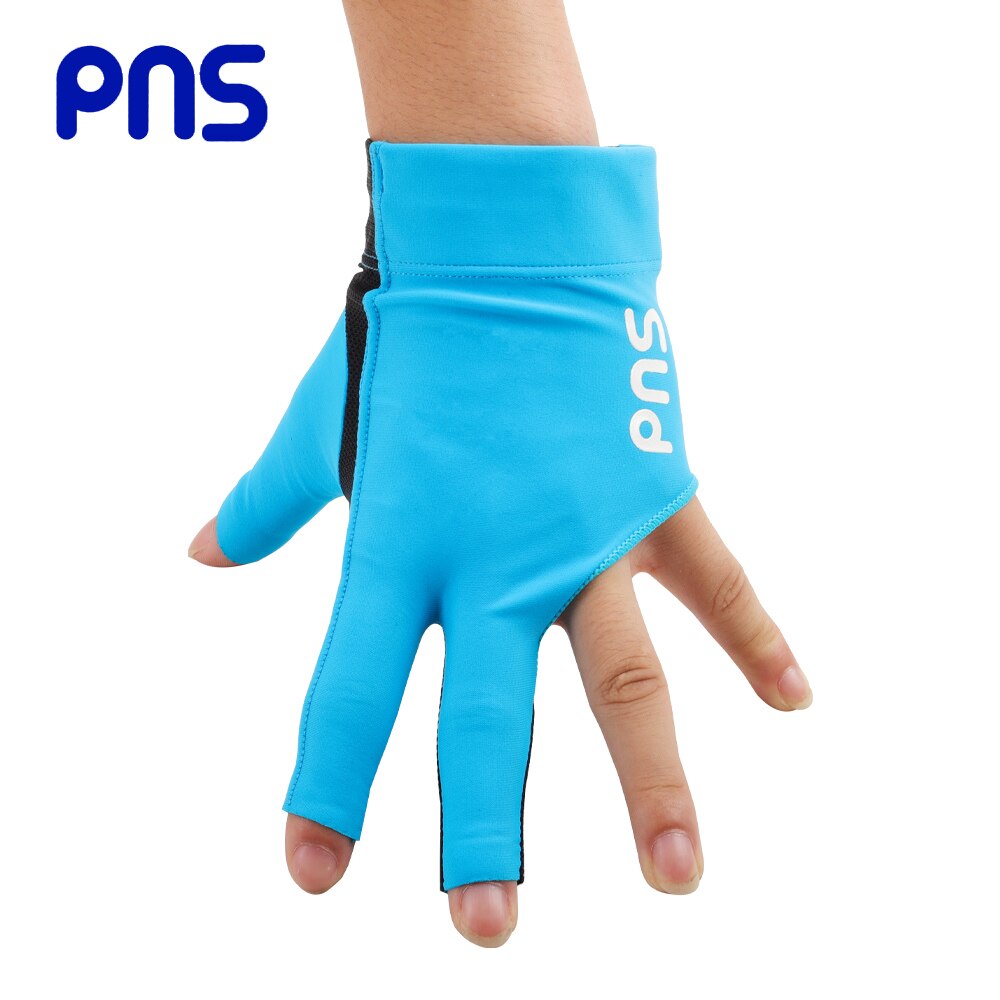 Pns billard pool cue handsker sort / rød / blå venstre højre hånd holdbare komfortable handsker handsker billard tilbehør