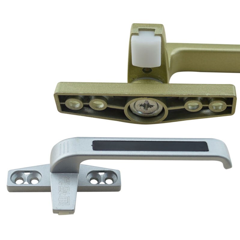 Plastic Steel Window Knob Lock Sliding Aluminium Alloy Door Handle Bolt Furniture Pull Hardware Part