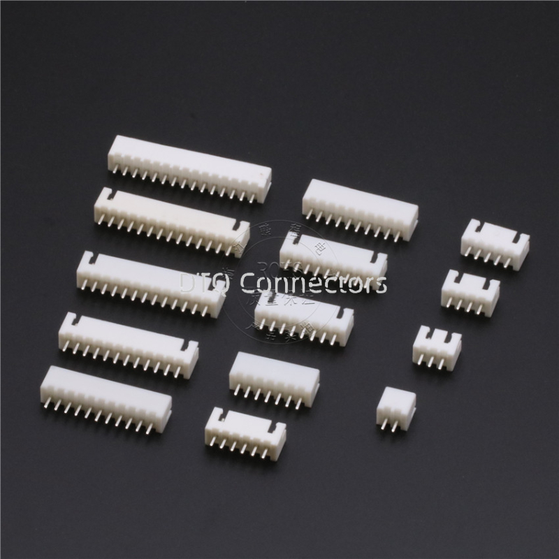 50 stks XH2.54mm 2/3/4/5/6/7/8/9/10/11/12/13/14/15/16pin JST Connector plug Mannelijke, Vrouwelijke, Crimps