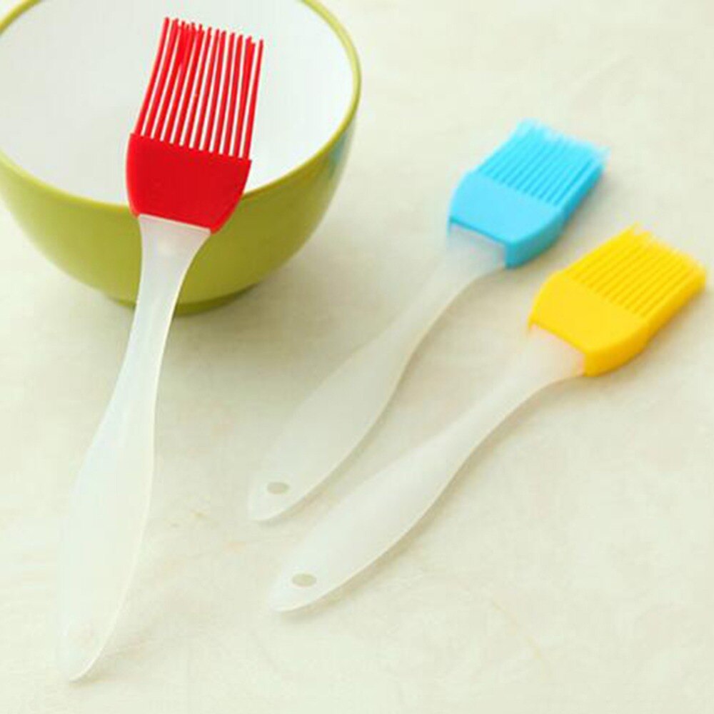 1PC Silicone Non-toxic Oil Brush Baking Bakeware Basting Brush Cook Pastry Oil BBQ Tools 16*3cm