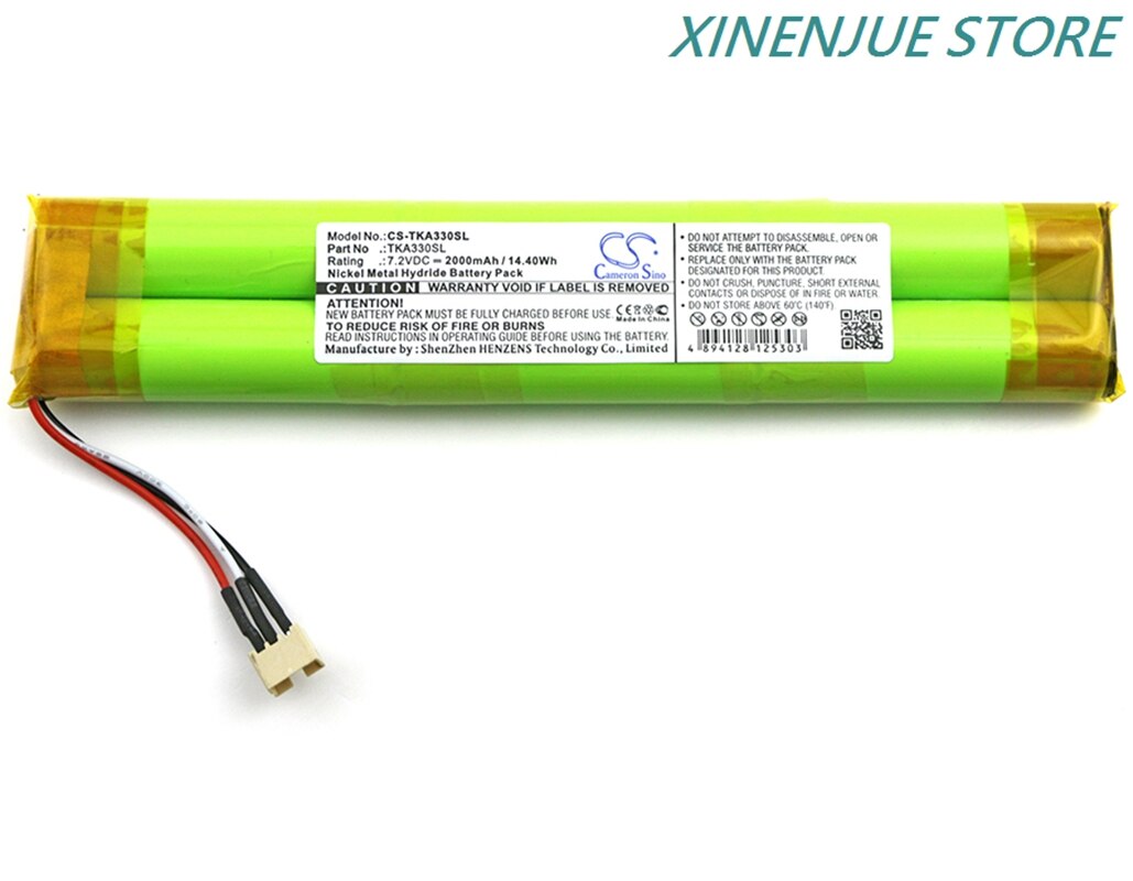 Batería de altavoz de 7,2 V/2000mAh para TDK Life On grabar A33