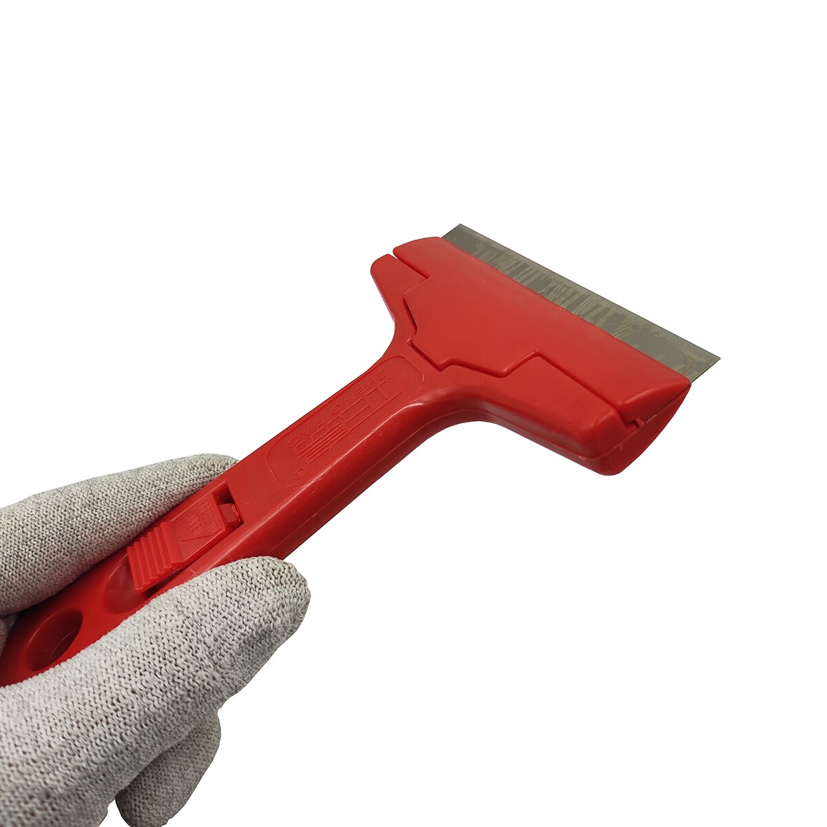 Anti-slip Handle Glass Scraper Paint Tiles Flooring Remover with Screwdriver Razor Squeegee Cleaning Tools E27