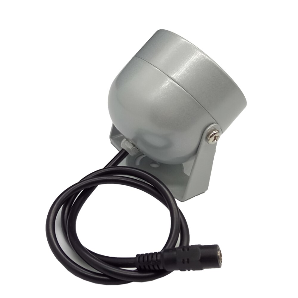 Evolylcam-Iluminación LED infrarrojo IR de 850nm, 48 LEDs, visión nocturna, luz de relleno CCTV para cámara IP de seguridad, Metal, cúpula gris, resistente al agua