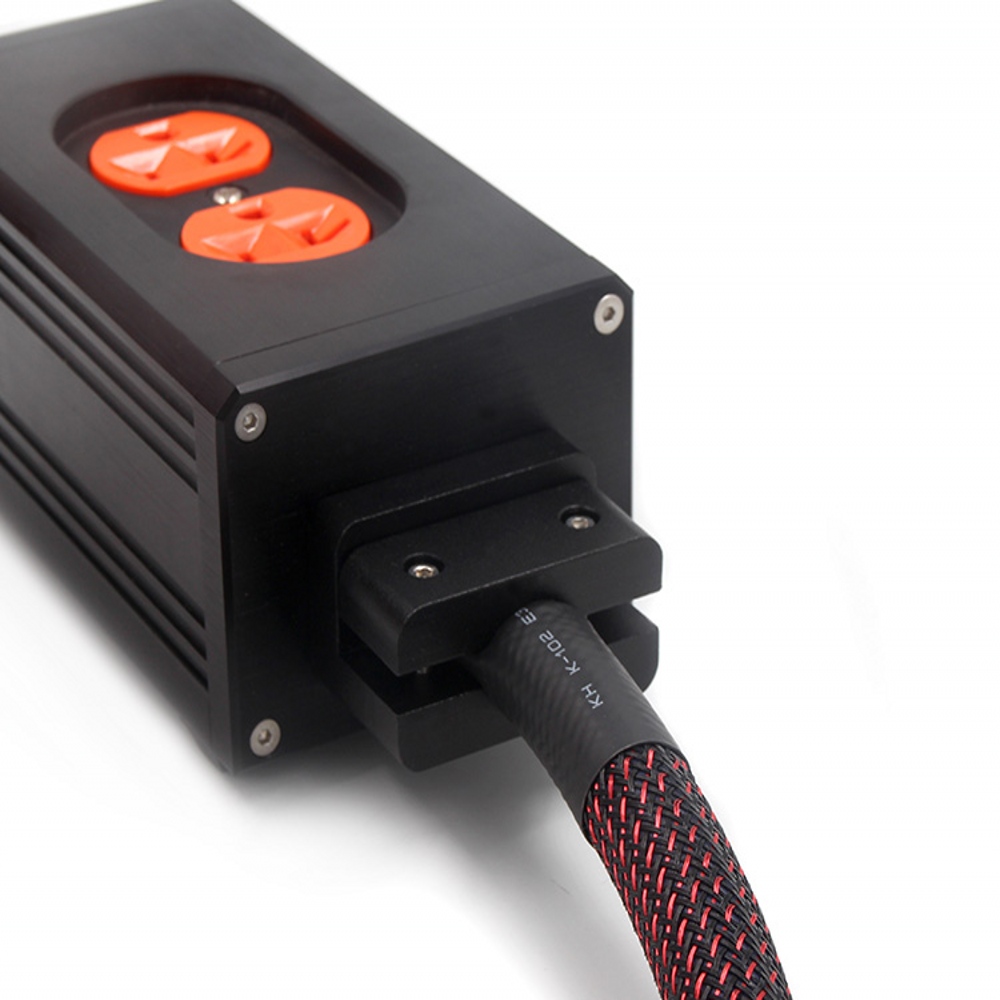 Hifi Power Tail Socket to Cable Direct-in Retrofit Kit Wire Clamp Aluminum Alloy Plunge Socket Retrofit