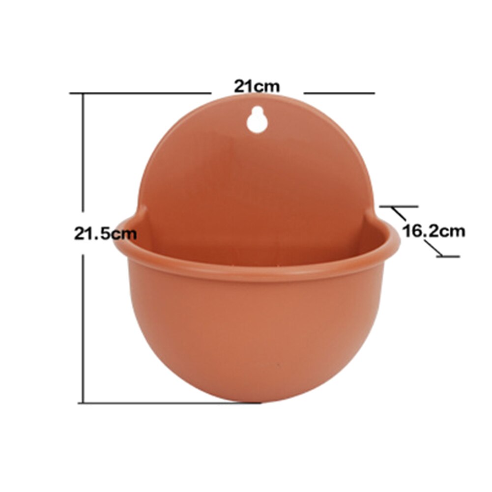 Plastic Flower Pots Planters Wall Mounted Planter Pot Flowerpot Flower Basket Planter Desktop Ornement Home Garden Decoration