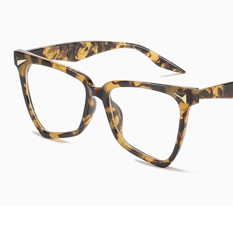 Lunettes en œil de chat Transparent pour femmes, monture tendance, de luxe, de styliste, couleur, pour ordinateur,