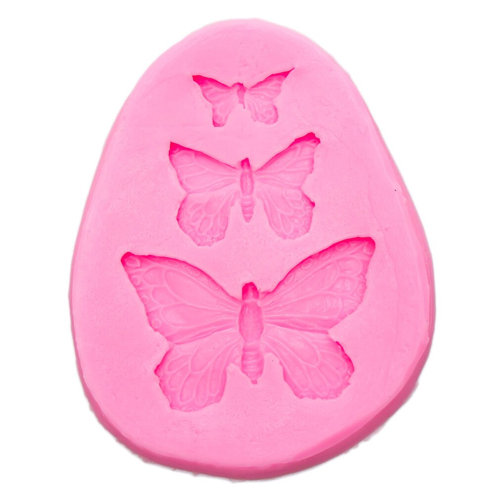 Siliconen mal 4 sets vlinders (8 vlinders) - Foamtastic Crafts