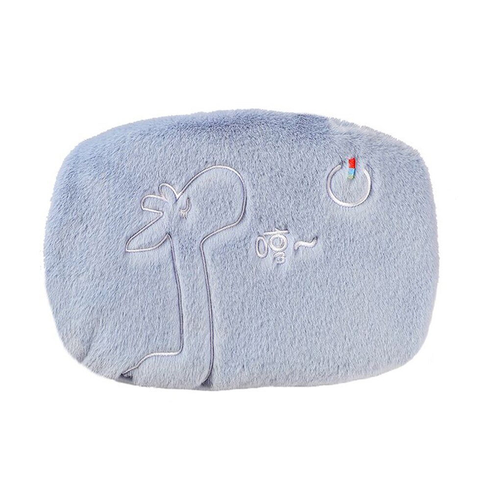 Ogrzewacz dłoni nagrzewnica ręczna USB 3 biegi regulowana temperatura miękki pluszowy podgrzewany elektrycznie ciepłe podgrzewane dłonie podkładka ocieplająca torba: szary