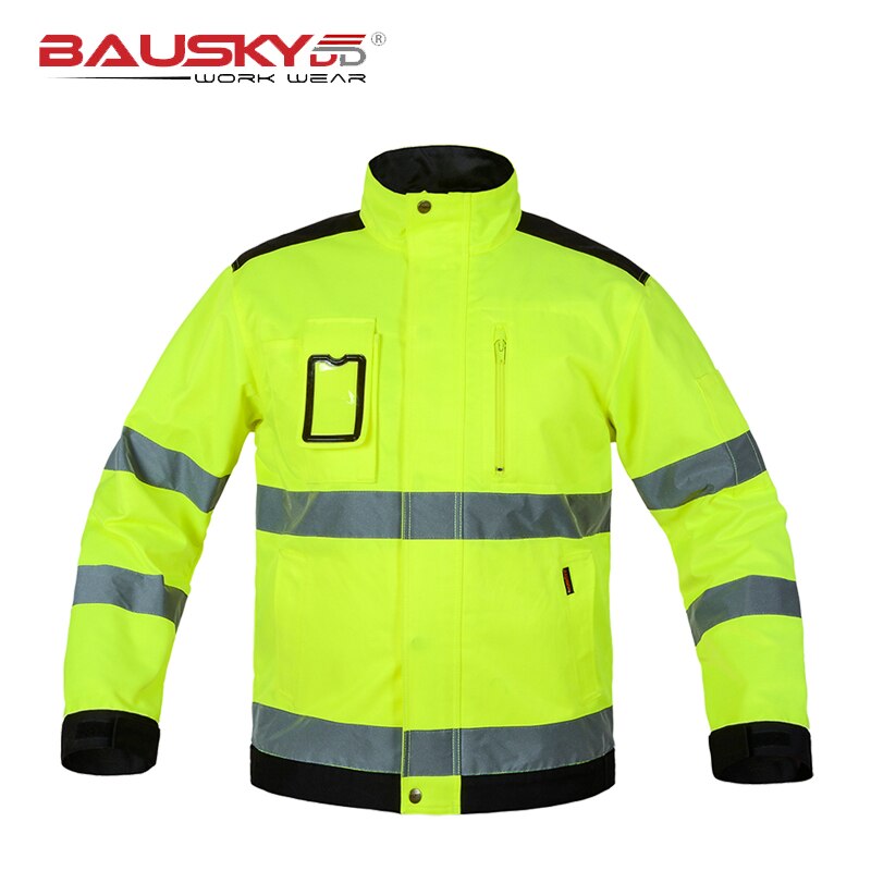 Hoge zichtbaarheid jas veiligheid reflecterende workwearconstruction uniform