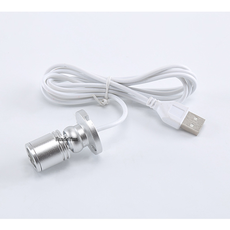 Moderne led usb-spotlight med 3w dc5v stk . smykkeskabsdisplay, bordlampe, overflademonteret loftslampe med usb -5v- interface