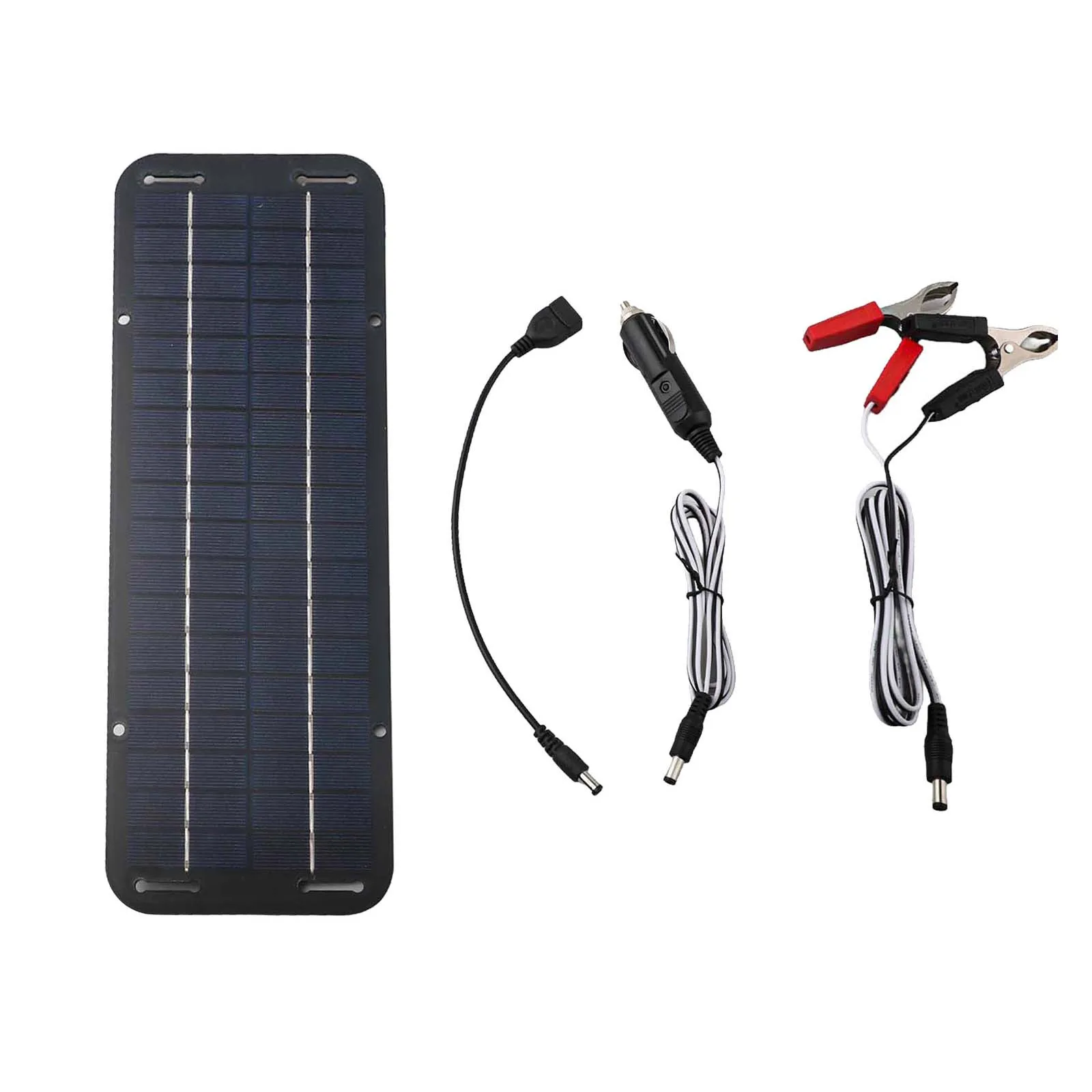 30W Solar Charger System IP65 Car Battery Solar Panel Charging Kit 18V Solar Battery Charger Board For Car RV Boat Motorcycle