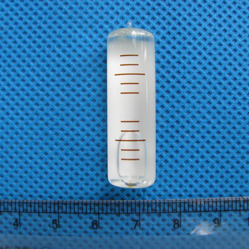 Haccury 10*37 Mm 30 "/2 Mm Precisie Waterpas Glazen Buisvormige Waterpas Circulaire Water Niveau indicator