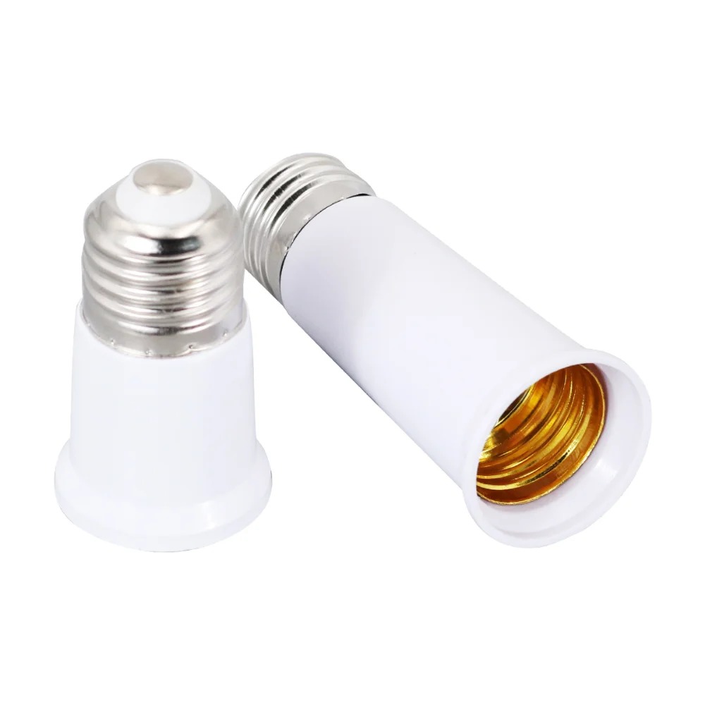 95mm e27 to e27 jatkopalan lampun ruuvikanta lampunpitimen sovitin muunnin  e27 lampunpidin led-lampulle