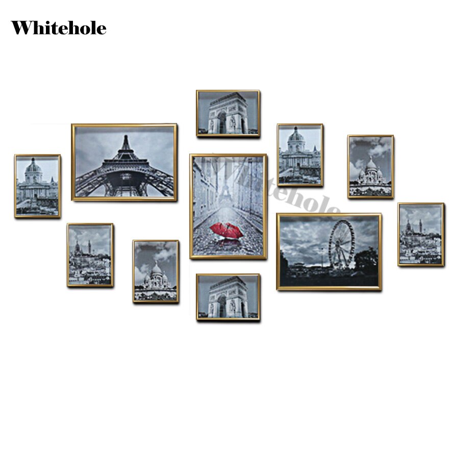 11 Stks/set Metal Picture Frame Voor Muur Opknoping 7 Inch A4 Aluminium Fotolijst Aanbeveling Home Decor