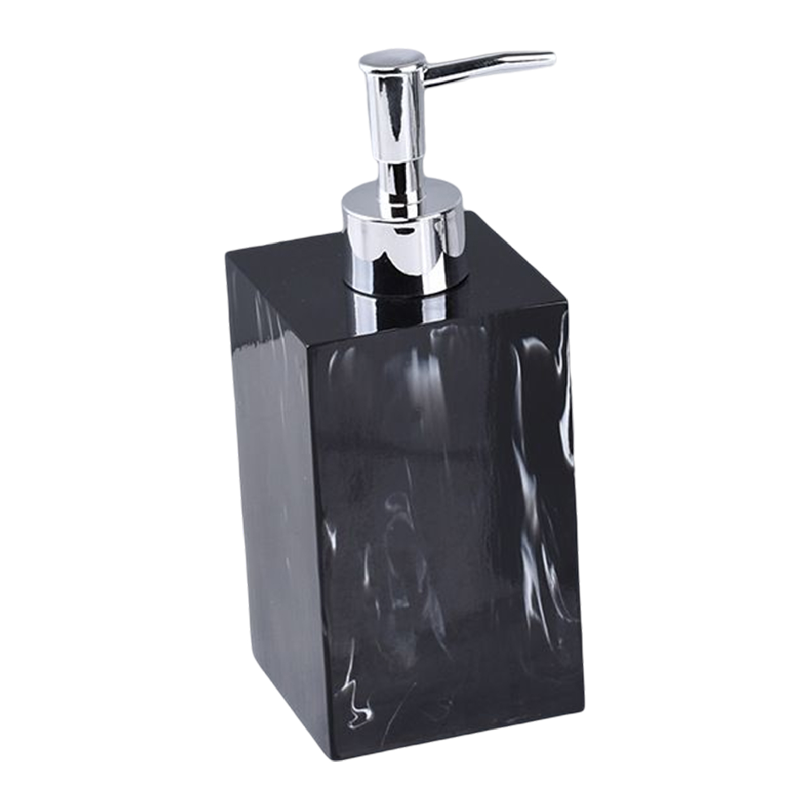 Marble Texture Soap Dispenser Resin Leakproof Hand Soap Liquid Dispenser for Kitchen Laundry Room Hotel Countertop Bathroom
