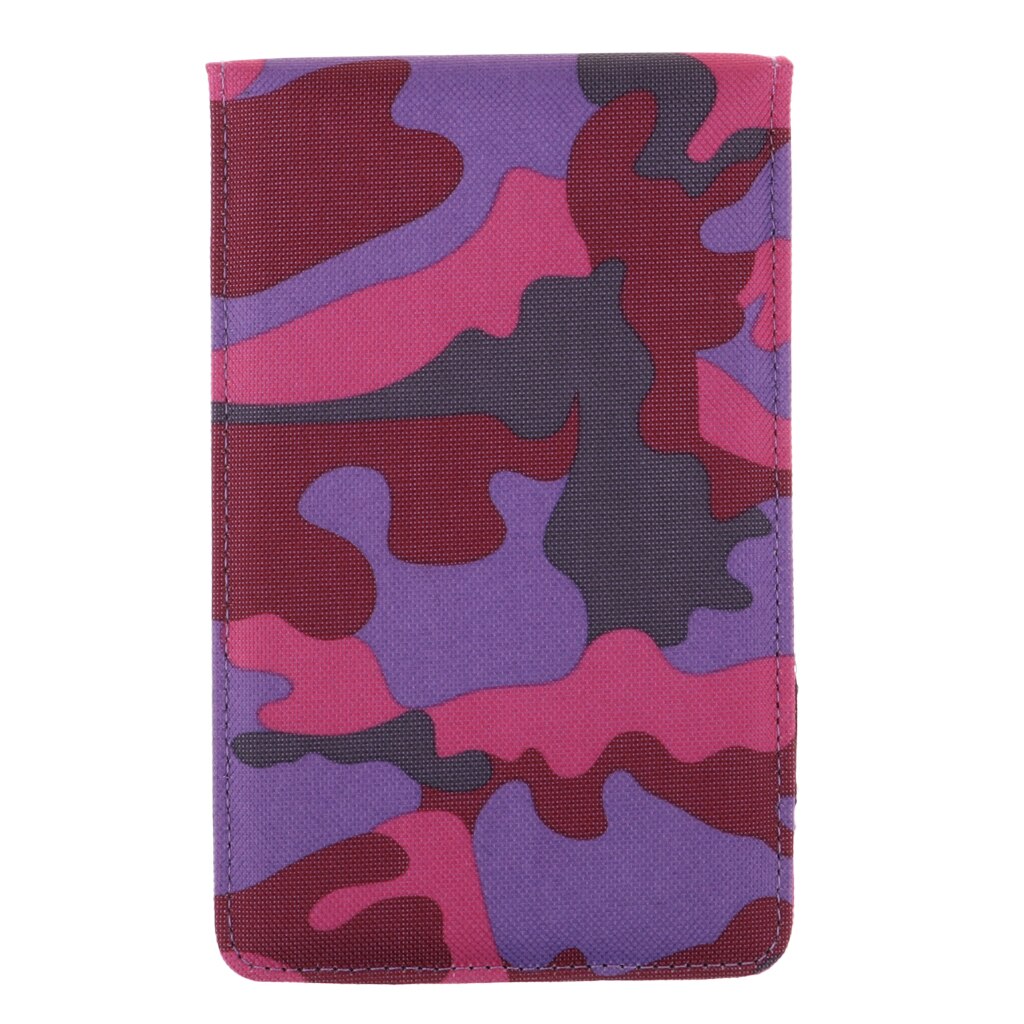 Premium Golf Score Book Golf Score Counter Booklet Keeper Holder with Score Card Pencil: Camouflage Purple