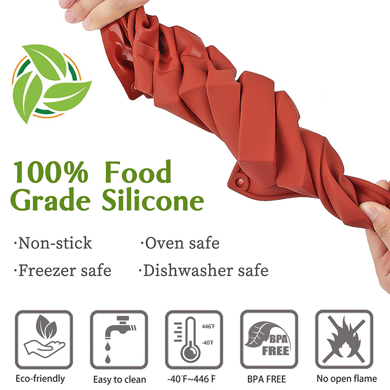 Stampi rettangolari per caramelle in silicone per cuocere barrette energetiche Stampo per cioccolato/barrette proteiche/torta di formaggio/padella di mais, stampo per burro a 12 cavità