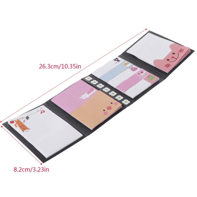 Leuke Cartoon Dier Notitie Memo Pad Notebook Label Briefpapier