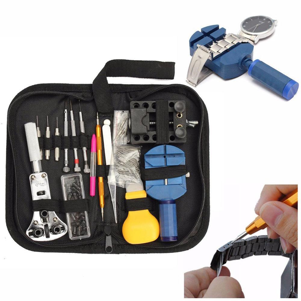 147 Pcs Horlogemaker Horloge Link Pin Remover Opener Repair Tool Kit Set Opener Link Lente Bar Remover Horlogemaker Gereedschap