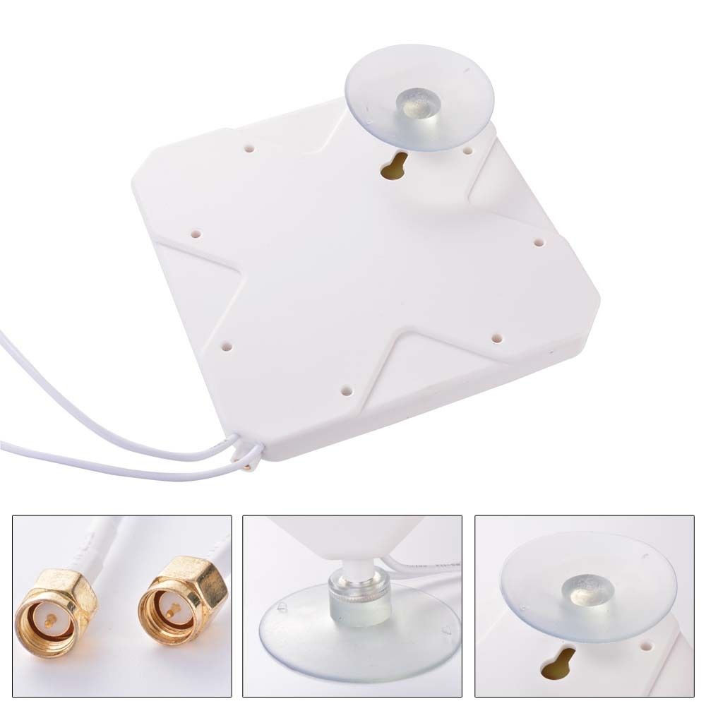 SMA Plug Aerial Amplifier 35dBi 4G LTE Antenna Booster Dual Mimo Network