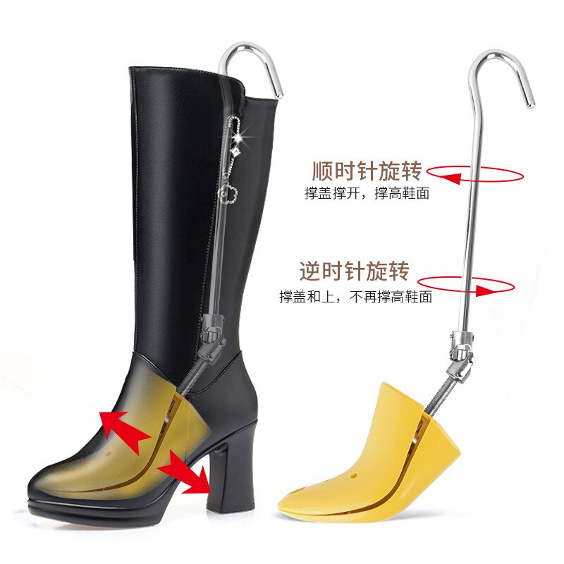 Di mme haut Grade en plastique chaussure civière chaussure-outil d'expansion outil réglable pour faire des chaussures plus grand fabricant femmes cuissardes Supp