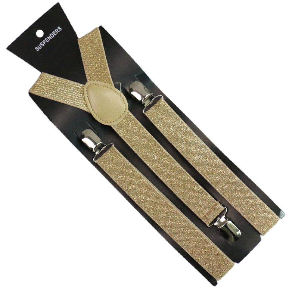 HUOBAO – bretelles élastiques en Y pour hommes et femmes, 2.5cm de large, couleur unie, avec 3 clips: 13