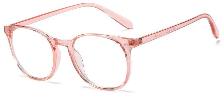 Office Gaming Women's Blue Light Blocking Glasses Blue Ray Computer Glasses Screen Radiation Eyewear Eye Spectacles: pink clear