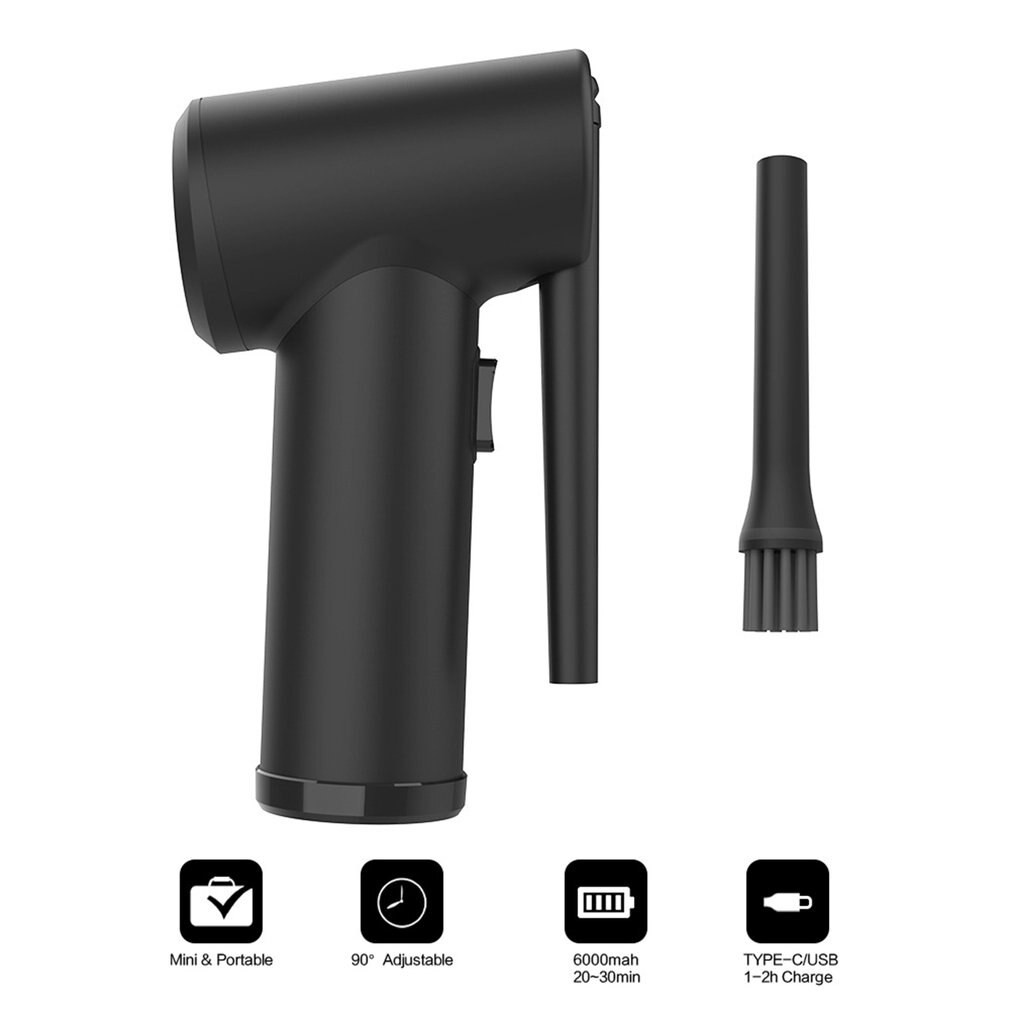 5V Car Electric Wireless Air Duster Computer Keyboard Camera Cleaning Duster Air Duster Cleaning Duster Handheld 45000rpm